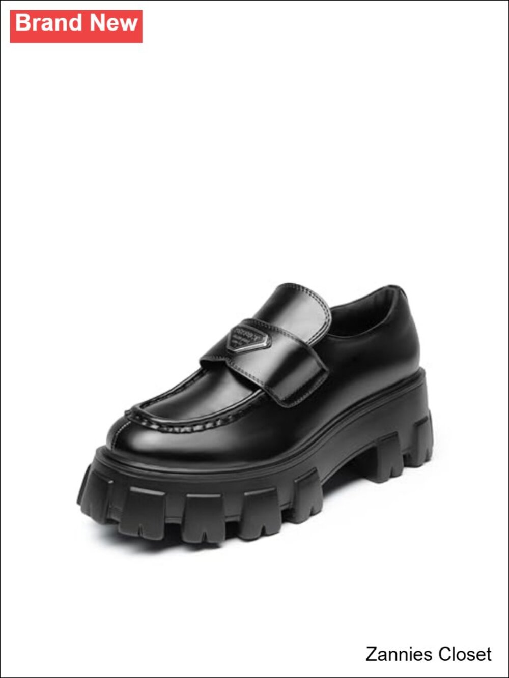 ✨ DREAM PAIRS Women's Patent Vegan Leather Chunky Platform Loafers Slip-On